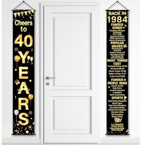 40th Birthday Party Decorations (1984)